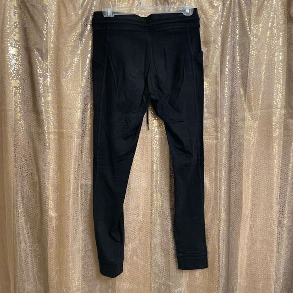 PINK Victorias Secret Black White Rhinestone Bling Joggers, Medium - Picture 6 of 6